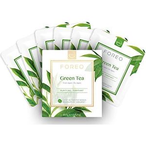 FOREO UFO™ Green Tea Verfrissende en Kalmerende Masker 6 x 6 gr