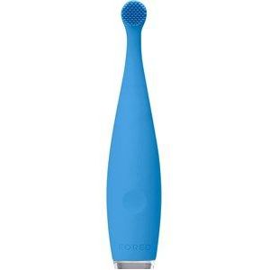 FOREO ISSA baby 0-4 ultra hygiënische siliconen elektrische tandenborstel voor baby's, 100% schoon, 480 dagen/USB-opladen, blauw