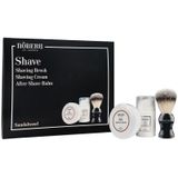 Noberu Shave: Shaving Brush, Cream & After Shave Balm (50 + 75 ml)