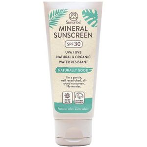 Suntribe Mineral Sunscreen Zonnebrandcrème met Mineralen SPF 30 100 ml
