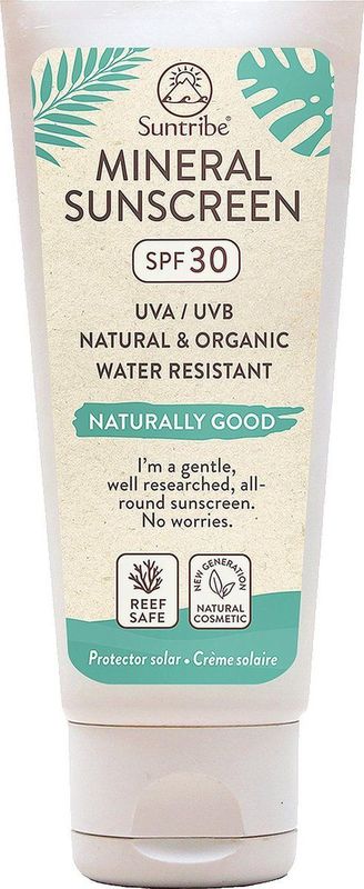 Suntribe - Mineral Sunscreen - Zonnebrandcrème - SPF 30 - 100 ml - Mineralen