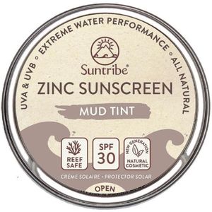 Suntribe Zonnebrandcrème Gezicht & Sport SPF 30 Mud Tint 45 gr