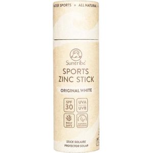Suntribe - Sports Zinc Stick - Zonneproducten - Original White - 30 g