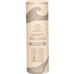Suntribe biologische zonnestick met zink SPF 50 getint 30