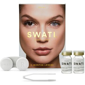 Swati - Coloured Contact Lenses 6 Months - Pearl - makeup - 6 Maanden