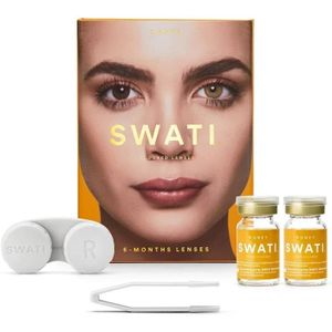 Swati - Coloured Contact Lenses 6 Months - Honey - makeup - 6 Maanden