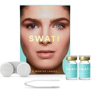 Swati - Coloured Contact Lenses 6 Months - Turquoise - makeup - 6 Maanden