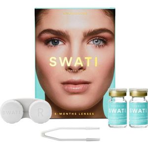 Swati - Coloured Contact Lenses 6 Months - Turquoise - makeup - 6 Maanden