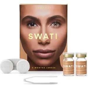 Swati - Coloured Contact Lenses 6 Months - Sandstone - makeup - 6 maanden