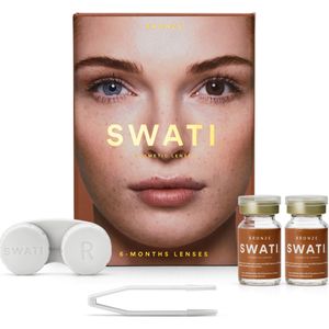 Swati - Coloured Contact Lenses 6 Months - Bronze - makeup - 6 Maanden