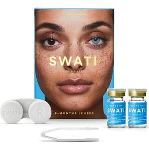 Swati - Coloured Contact Lenses 6 Months - Aquamarine - makeup - 6 Maanden