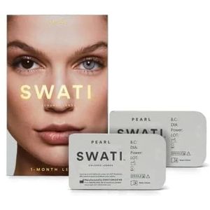 SWATI Cosmetics - 1 Måneds Kontaktlinser - Lichtgrijs/Lichtblauw