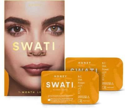 SWATI Cosmetics - 1 Måneds Kontaktlinser - Honey