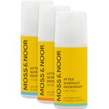 After Workout - Anti-Transpirant - Roll-on - 3 x 60 ml