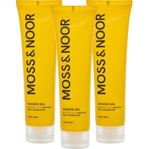 Moss & Noor After Workout Shower Gel Light Mint 3 x 150 ml