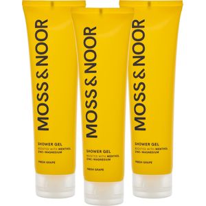 Moss & Noor After Workout Shower Gel Fresh Grapefruit 3 x 150 ml