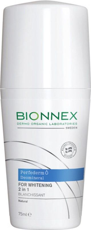 Perfederm - Deomineral Roll-On - Voor Whitening - 2 in 1 - Natuurlijke Ingrediënten