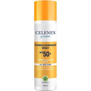 Celenes Herbal Zonnebrand spray all-skin types SPF50 150 ml