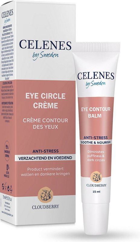 Celenes by Sweden Cloudberry Oogcontourcrème - Oogcrème - Anti wallen en donkere kringen - 15ml