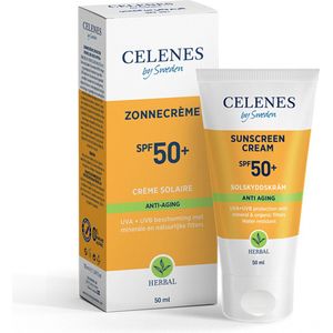 Celenes By Sweden - Sun Face Cream - SPF 50+ - Voor Alle Huidtypes - Waterbestendig