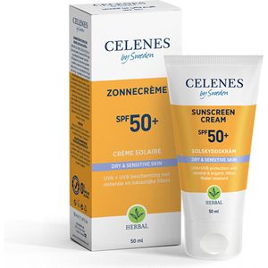 Celenes By Sweden - Sun Face Cream - Spf 50+ - Droge/H gevoelige Huid - Waterbestendig