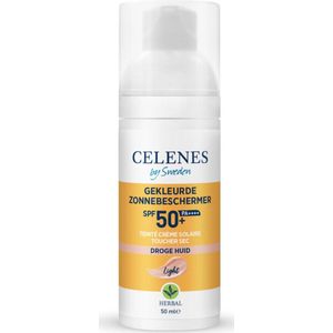 Celenes by Sweden - Herbal Crème Zonnebeschermer - Gekleurd - SPF50+ - 50ml