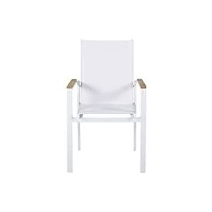 Venture Home Texas - Chair (stapelbare) - White/Teak, Box
