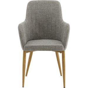 Venture Home Comfort Dining Chair-Oak/Light Grey, Nature, 629357