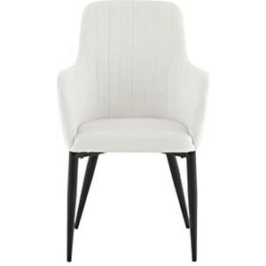 Comfort Dining Chair - Black Legs/Beige Corduroy