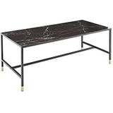 Dipp Sofa Table 130 * 60 - Zwart/Brass