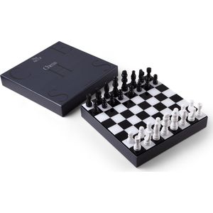 Backgammon - Klassiek Spel - Hout - Zwart/Zilver - Decoratief Ontwerp