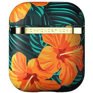 Richmond & Finch Etui - Airpods - Oranje Hibiscus - Richmond & Finch - OneSize - Toebehoren