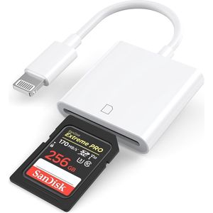 NÖRDIC Geheugenkaartlezer - UHS-I - Wit