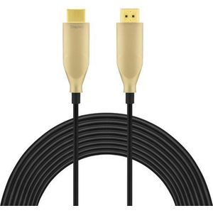 NÖRDIC HDMI-F010 HDMI2.0 - 4K 60Hz - Glasvezel kabel - 18Gbps - HDR - ARC - 10 Meter - Zwart