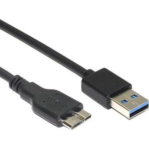 NÖRDIC USB3-104 USB-A 3.1 naar USB Micro B kabel - 2m - Blauw