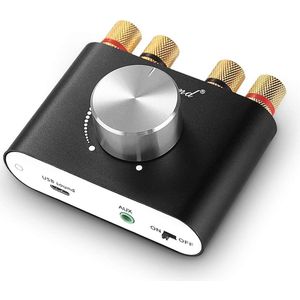 NÖRDIC SGM-173 Digitale audio versterker - Bluetooth 5.0 - USB, AUX - Zwart