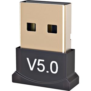 NÖRDIC BT5 USB Bluetooth Dongle Adapter - Bluetooth 5.0 - Zwart