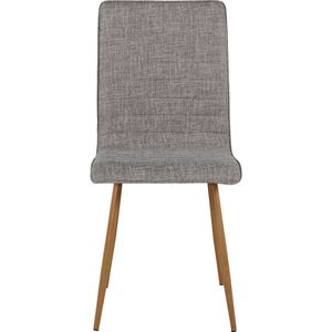 Windu Lyx Dining Chair - Oak-look/Light Grey