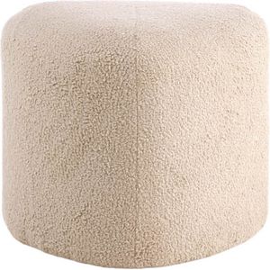 Venture-Home-Poef-Peg-46x46x41-cm-teddy-beige