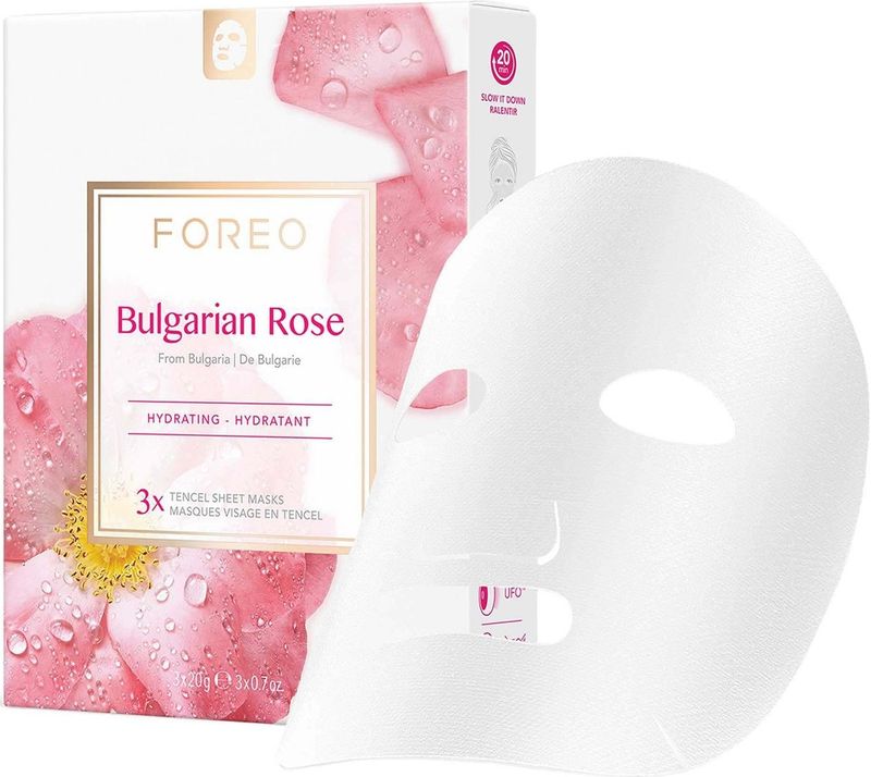 FOREO - Bulgarian Rose - Gezichtsmasker - 3 Stuks - Hydraterend