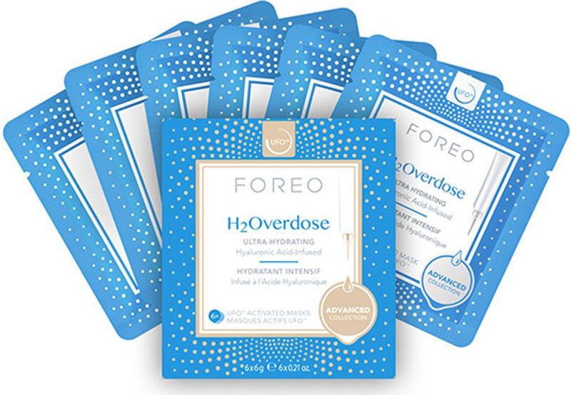 FOREO - UFO Masks H2Overdose - Gezichtsmasker - 36 g - Diephydraterende Behandeling