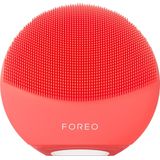 FOREO LUNA 4 mini smart 2-zone gezichtsreinigingsborstel voor alle huidtypen, Coral