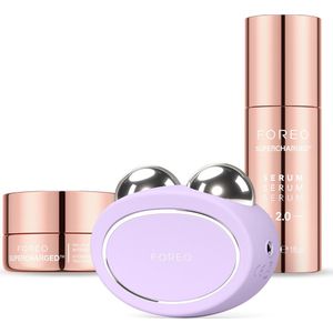 FOREO Total Facelift Bundel - BEAR 2 Geavanceerd Microcurrent apparaat + SUPERCHARGED Serum 2.0 30 ml + SUPERCHARGED HA+PGA Triple Action Intense Moisturizer 15 ml - Anti-aging - Huidverzorgings