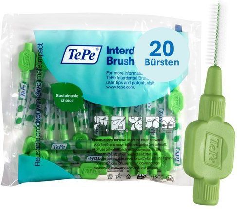 TePe Interdentale Ragers Original Groen ISO maat 5 – 0,8 mm (20 stuks)