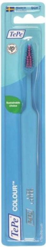 TePe - Colour™ - Tandenborstel - Soft - Buigbare Hals - Taps Toelopende Borstelkop