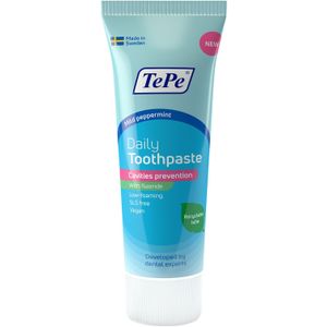 TePe Daily™ Tandpasta – fluoride tandpasta tegen gaatjes – 75 ml