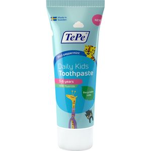TePe Daily™ Kindertandpasta 3 - 6 jaar – tandpasta met fluoride - 75 ml