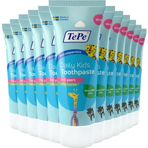 TePe - Daily Kindertandpasta - Pepermunt - Fluoride - 1000 ppm