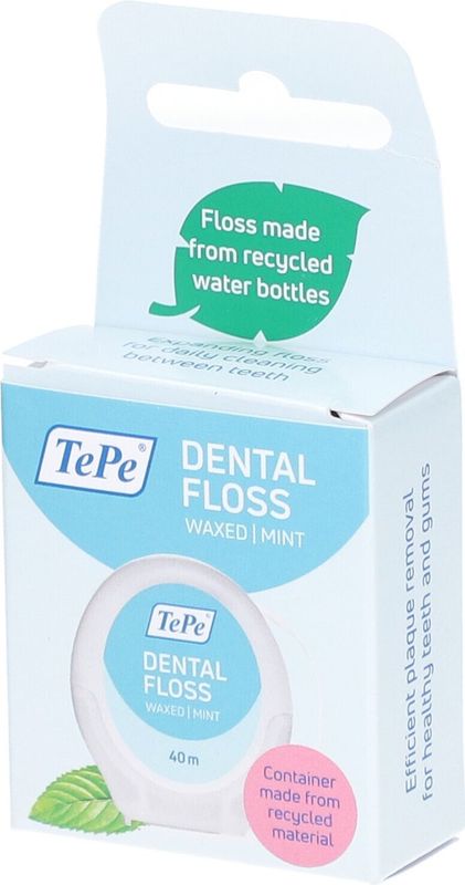 TePe - Dental Floss - 40 Meter - Gerecycled Plastic - PFAS-vrij