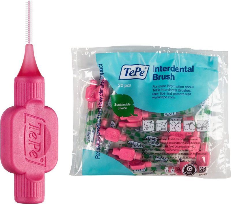 TePe Interdentale Ragers Original Roze ISO maat 0 – 0,4 mm (20 stuks)